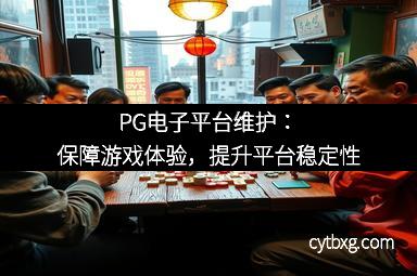 PG电子平台维护：保障游戏体验，提升平台稳定性